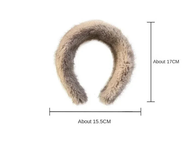 Faux Fur Padded Headbands