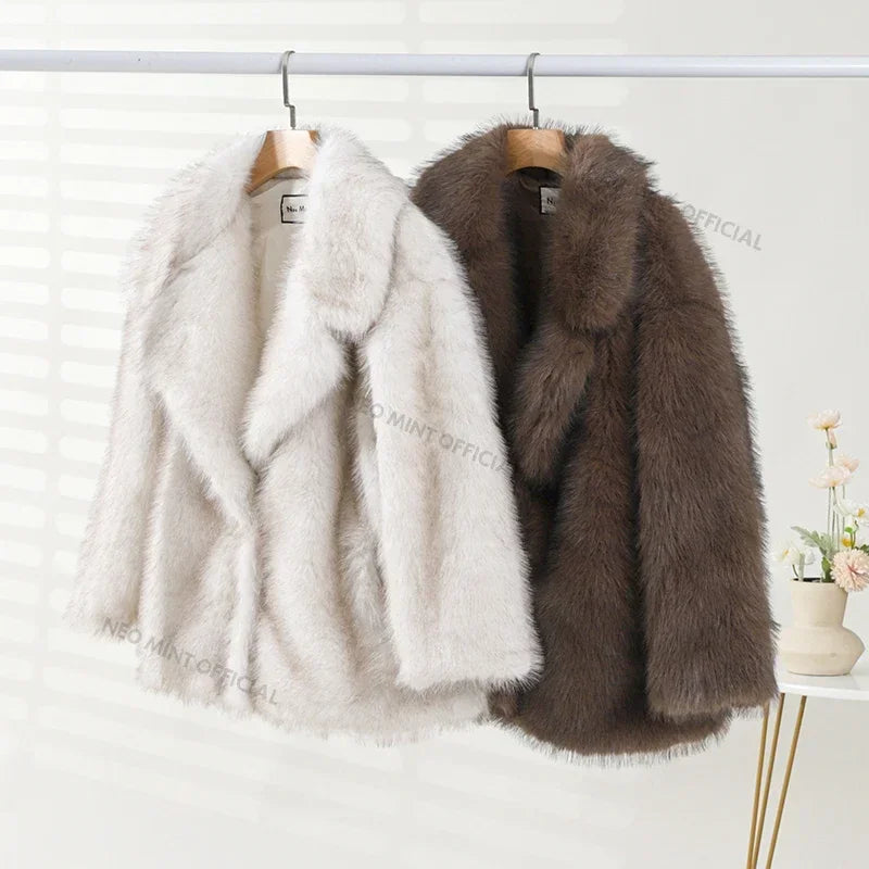 “Thunder“ Faux Fur Coat