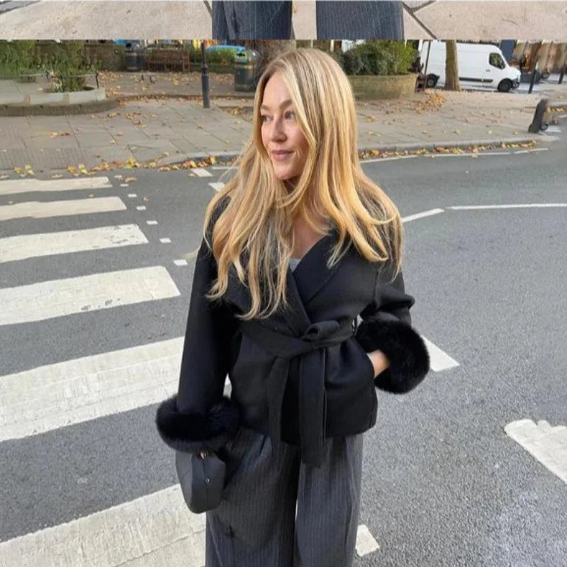 “Lilac“ Belted Coat