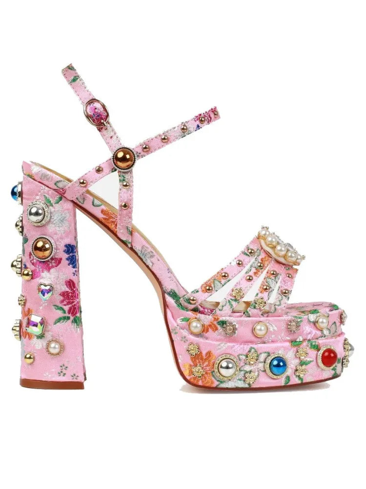“Sugarbaby” High-heeled Sandals