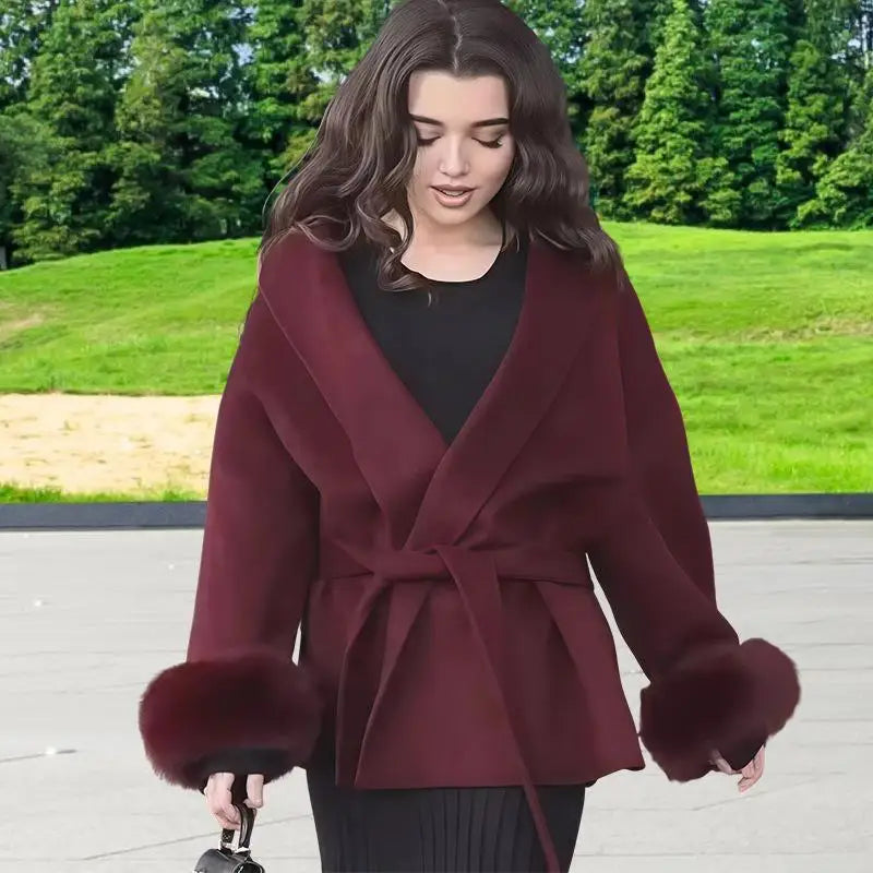 “Lilac“ Belted Coat