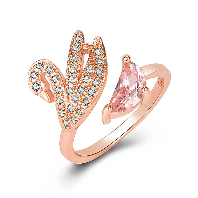 “Pink Swan” Ring