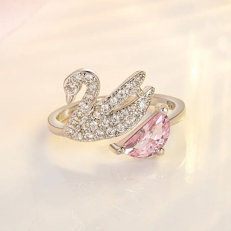 “Pink Swan” Ring