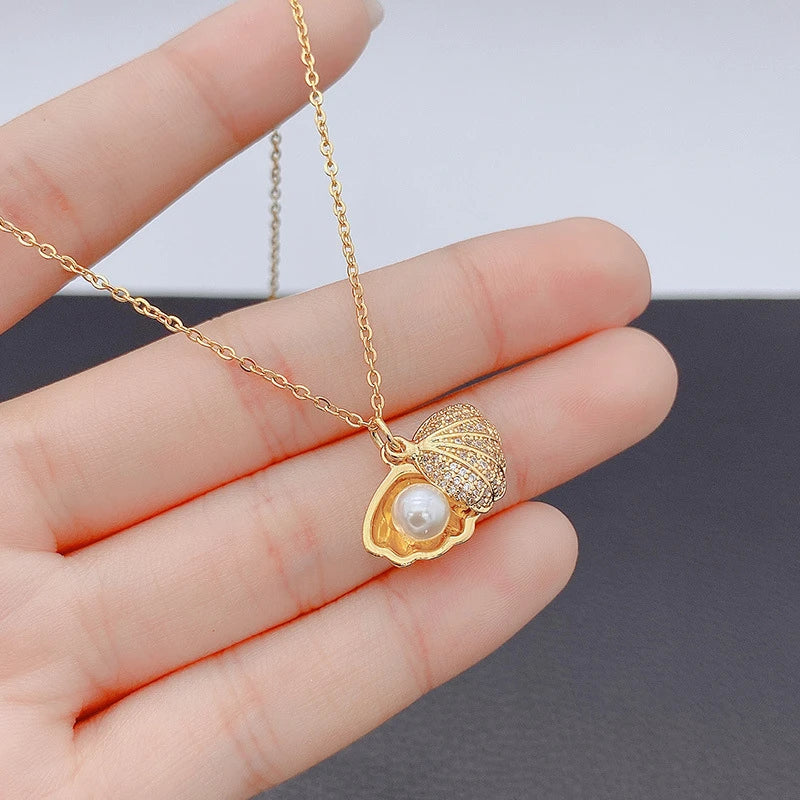 Ariel Ocean Pearl Necklace