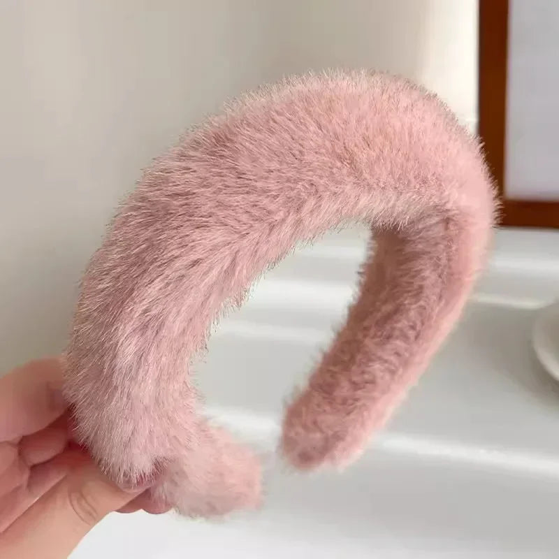 Faux Fur Padded Headbands