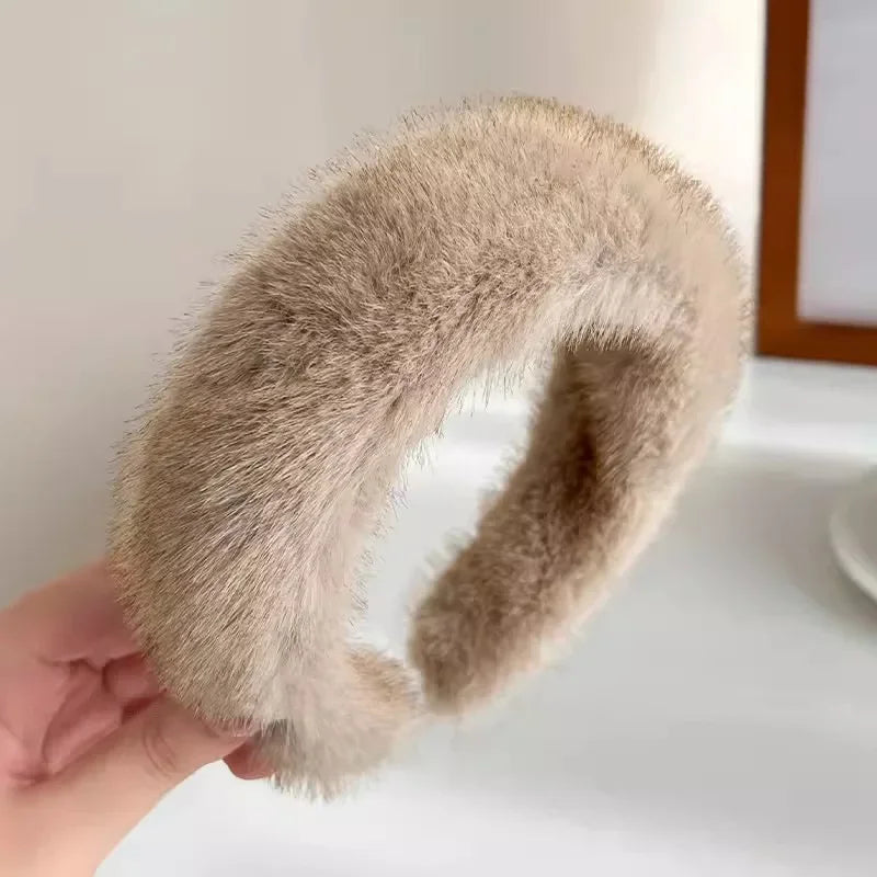 Faux Fur Padded Headbands