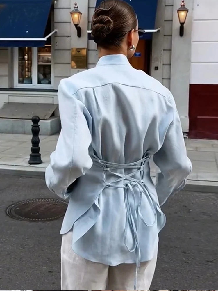 “Milena” Tied Blouse