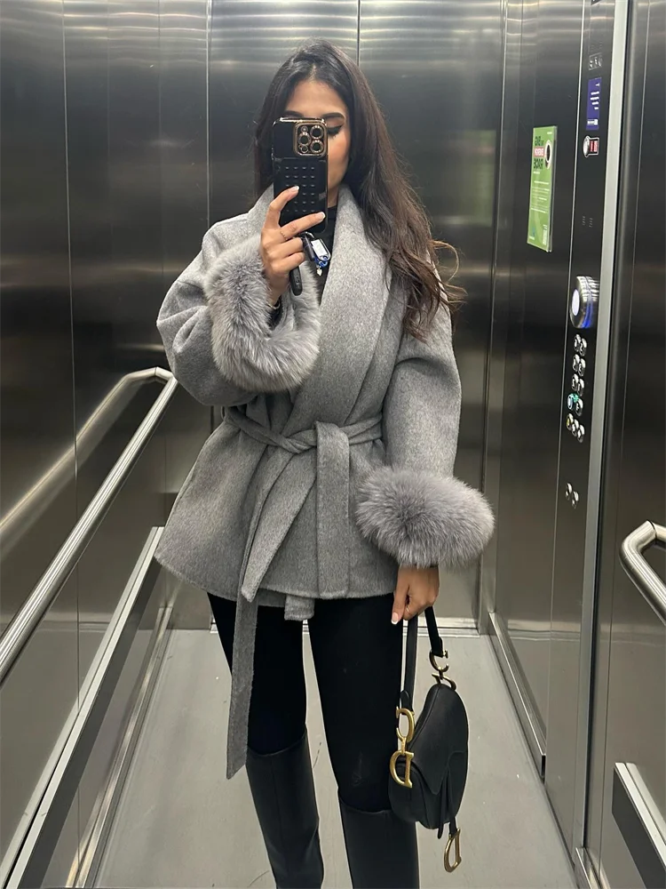 “Lilac“ Belted Coat