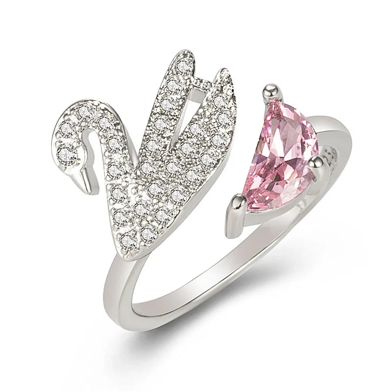 “Pink Swan” Ring