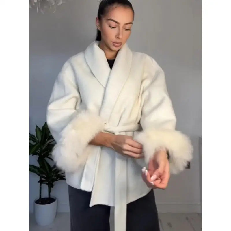 “Lilac“ Belted Coat
