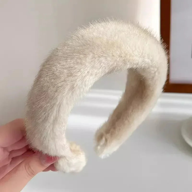 Faux Fur Padded Headbands