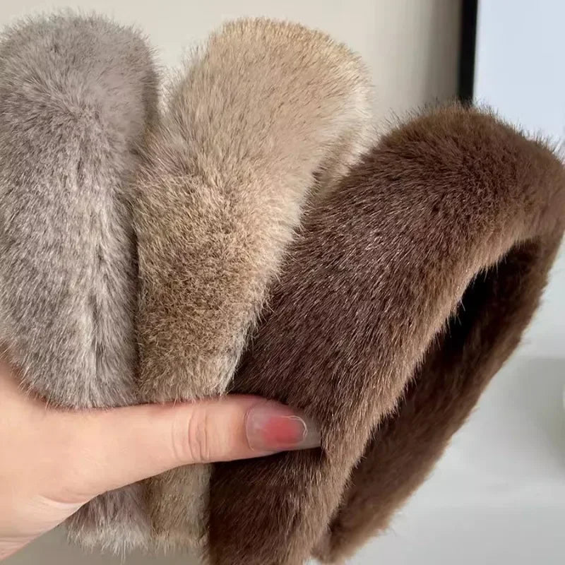 Faux Fur Padded Headbands