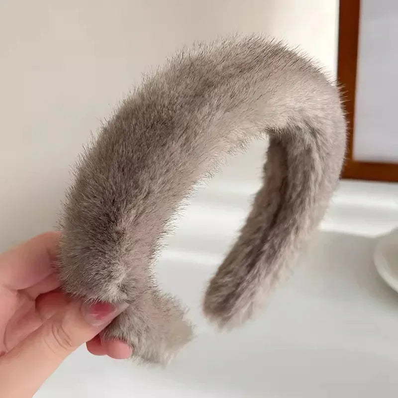 Faux Fur Padded Headbands