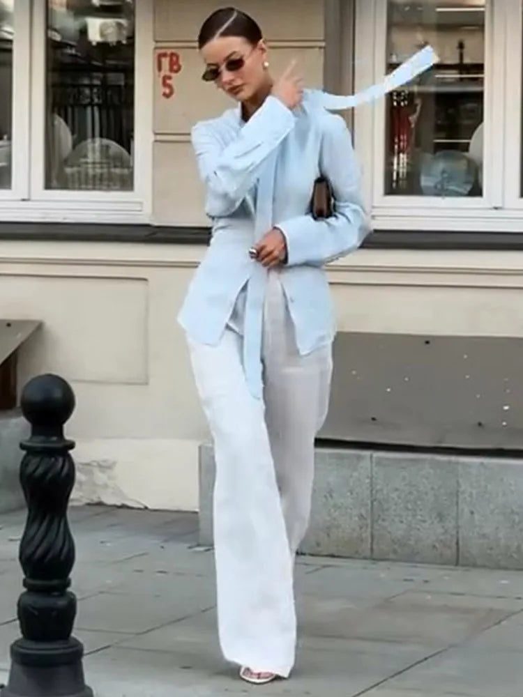“Milena” Tied Blouse