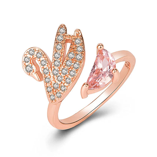 “Pink Swan” Ring