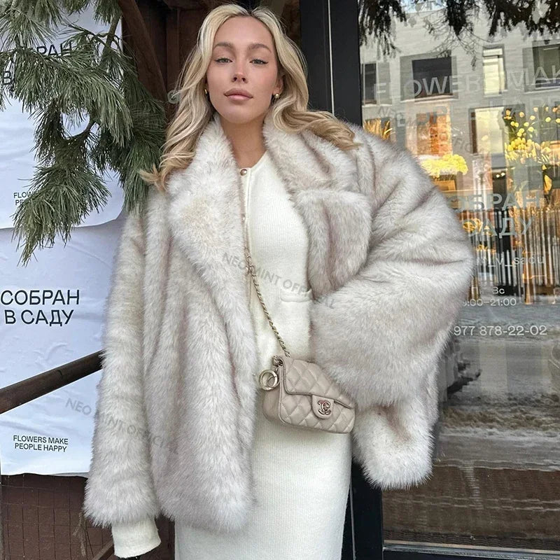 “Thunder“ Faux Fur Coat