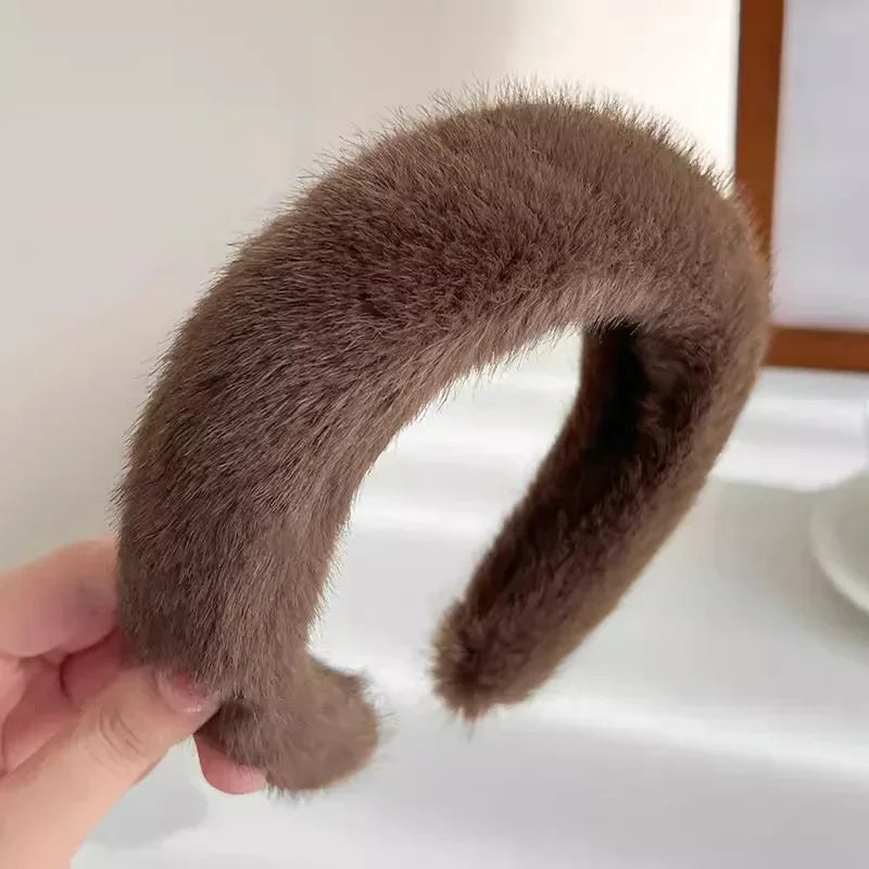 Faux Fur Padded Headbands