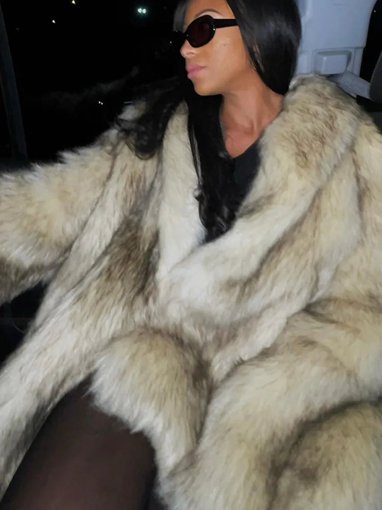“St. Moritz“ Faux Fur Coat