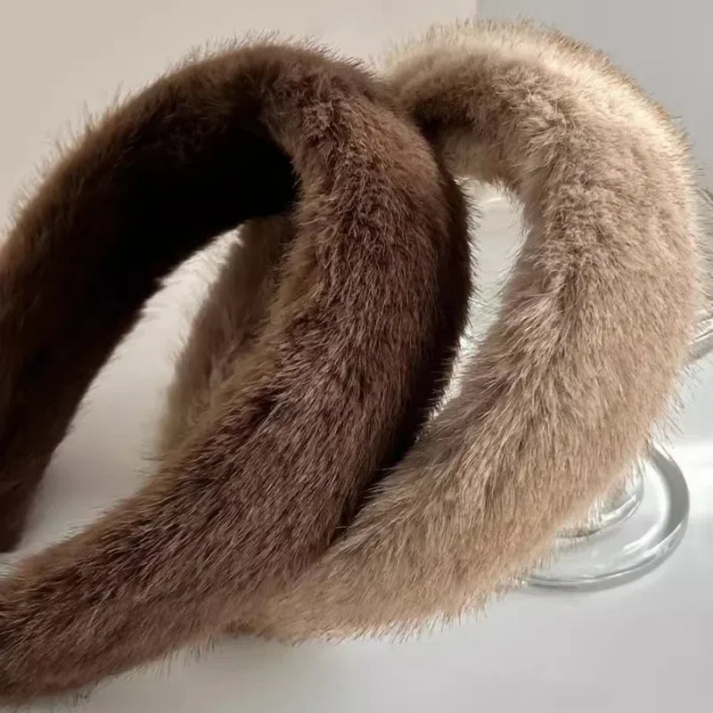 Faux Fur Padded Headbands