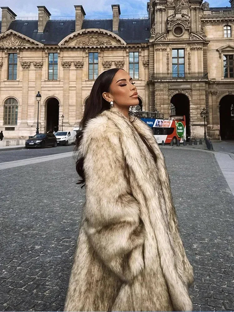 “St. Moritz“ Faux Fur Coat