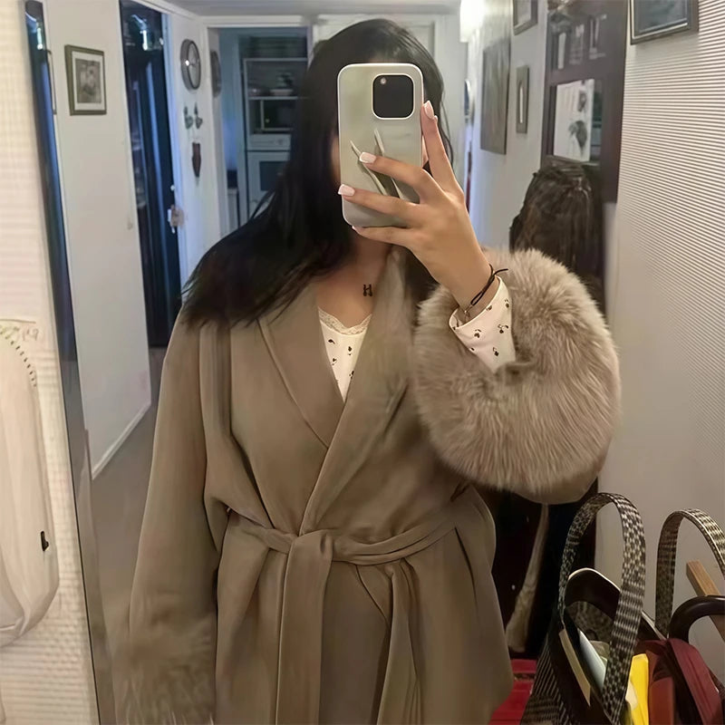 “Lilac“ Belted Coat